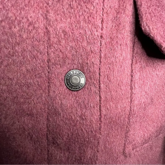 Ridgecut Shacket Fully Lined with Pockets Wool Blend in Wine Size Small - Picture 6 of 14